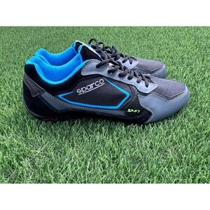 SPARCO SP-F7 Trainers Motorsports Driving Sneakers‎ Shoes Blue Black EU 48 US 13